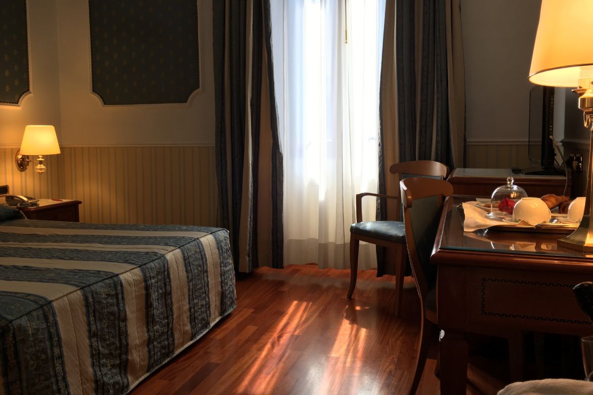 Chambre double à usage individuel Hôtel Andreola Central Milan Chambre double à usage individuel Hôtel Andreola Central Milan